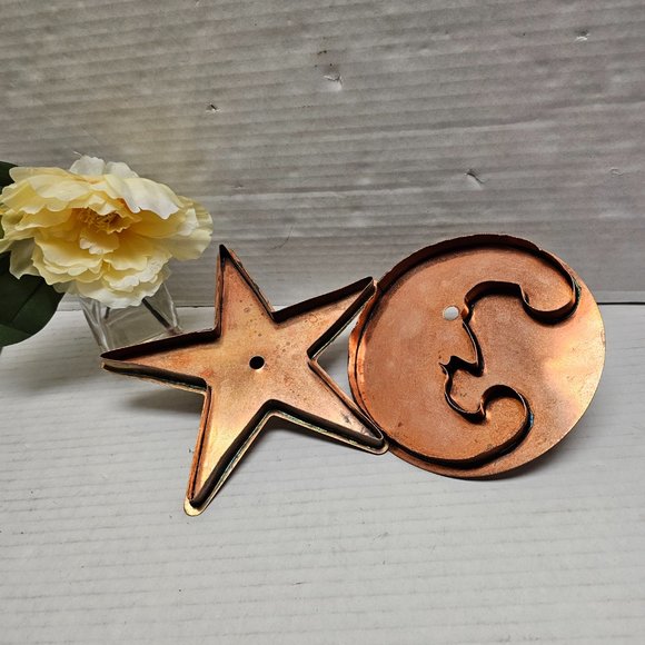 Large Copper Cookie Cutters
